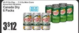 Key Food Canada Dry 6 Packs offer