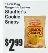 Key Food Stauffer's Cookie Snaps offer