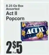 Key Food Act II Popcorn offer