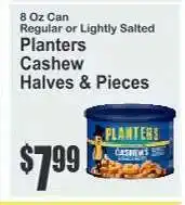 Key Food Planters Cashew Halves & Pieces offer