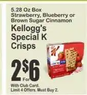 Key Food Kellogg's Special K Crisps offer