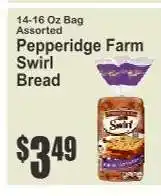 Key Food Pepperidge Farm Swirl Bread offer