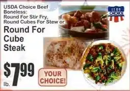 Key Food USDA Choice Beef Boneless offer
