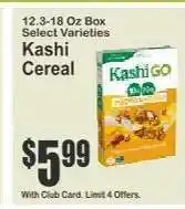 Key Food Kashi Cereal offer