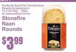 Key Food Stonefire Naan Rounds offer