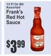 Key Food Frank's Red Hot Sauce offer