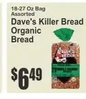 Key Food Dave's Killer Bread Organic Bread offer
