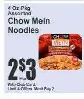 Key Food Chow Mein Noodles offer