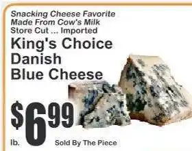 Key Food King's Choice Danish Blue Cheese offer