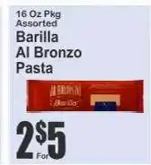 Key Food Barilla Al Bronzo Pasta offer
