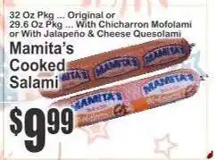 Key Food Mamita's Cooked Salami offer