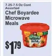Key Food Chef Boyardee Microwave Meals offer