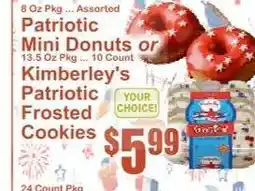 Key Food Kimberley's Patriotic Frosted Cookies offer