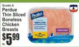 Key Food Perdue Thin Sliced Boneless Chicken Breasts offer