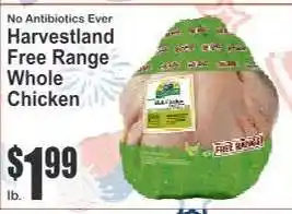 Key Food Harvestland Free Range Whole Chicken offer