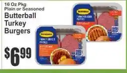 Key Food Butterball Turkey Burgers offer