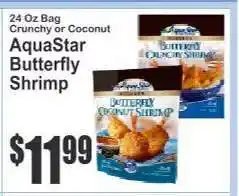 Key Food AquaStar Butterfly Shrimp offer