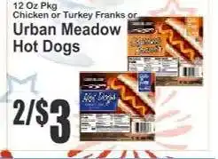 Key Food Urban Meadow Hot Dogs offer