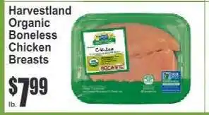 Key Food Harvestland Organic Boneless Chicken Breasts offer