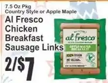 Key Food Al Fresco Chicken Breakfast Sausage Links offer