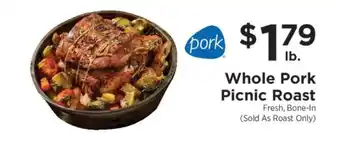 ShopRite WHOLE PORK PICNIC ROAST offer
