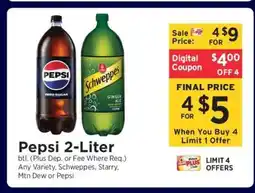 ShopRite Pepsi 2-Liter offer
