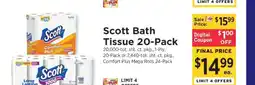 ShopRite Scott Bath Tissue 20-Pack offer