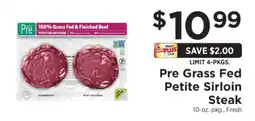 ShopRite Pre Grass Fed Petite Sirloin Steak offer