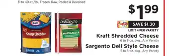ShopRite Kraft Shredded Cheese offer