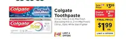 ShopRite Colgate Toothpaste offer