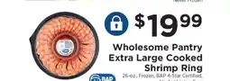ShopRite Wholesome Pantry Extra Large Cooked Shrimp Ring offer