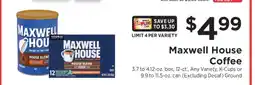 ShopRite Maxwell House Coffee offer