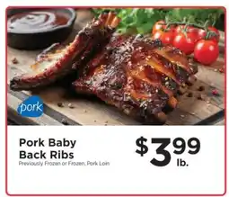 ShopRite Pork Baby Back Ribs offer