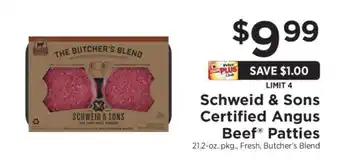 ShopRite Schweid & Sons Certified Angus Beef Patties offer