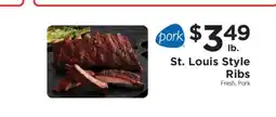 ShopRite St. Louis Style Ribs offer