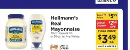 ShopRite Hellmann's Real Mayonnaise offer