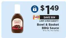 ShopRite Bowl & Basket BBQ Sauce offer