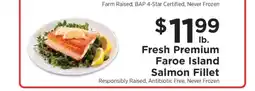 ShopRite Fresh Premium Faroe Island Salmon Fillet offer