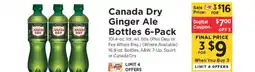 ShopRite Canada Dry Ginger Ale Bottles 6-Pack offer