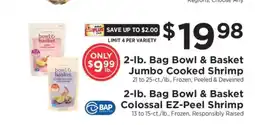 ShopRite Bowl & Basket Shrimp offer