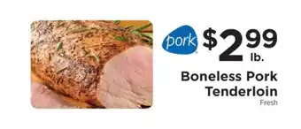 ShopRite Boneless Pork Tenderloin offer