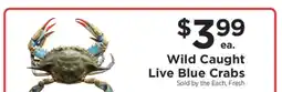 ShopRite Wild Caught Live Blue Crabs offer
