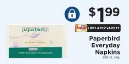 ShopRite Paperbird Everyday Napkins offer