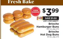 ShopRite BRIOCHE BUNS offer