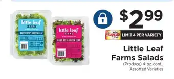 ShopRite Little Leaf Farms Salads offer