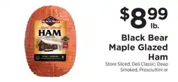 ShopRite Black Bear Maple Glazed Ham offer