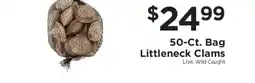ShopRite Littleneck Clams offer