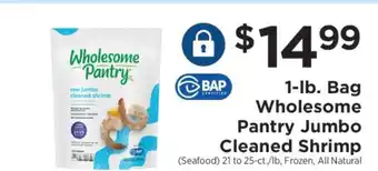 ShopRite Wholesome Pantry Jumbo Cleaned Shrimp offer