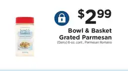 ShopRite Bowl & Basket Grated Parmesan offer