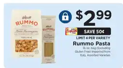ShopRite Rummo Pasta offer